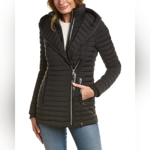RUDSAK-8125033 MARKLE BLK QUILTED PUFFER JACKET